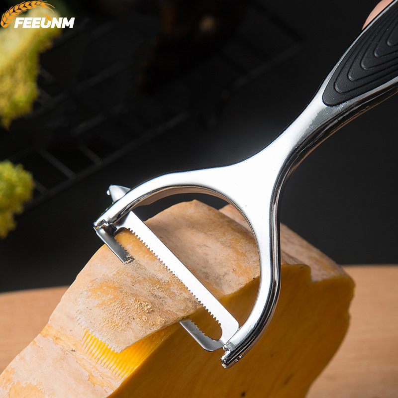 ステンレス鋼のキッチンアクセサリー多機能野菜の皮むき器カッタ - Household Kitchen Gadgets Vegetable Cutter Silk Cutter のレビューと価格