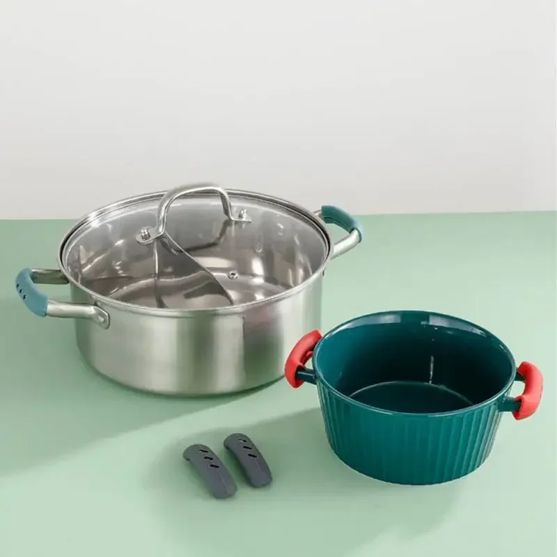 2/8 個耐熱シリコンパンハンドルカバーノンスリップポット耳 - Kitchen Gadgets Holder のレビューと価格